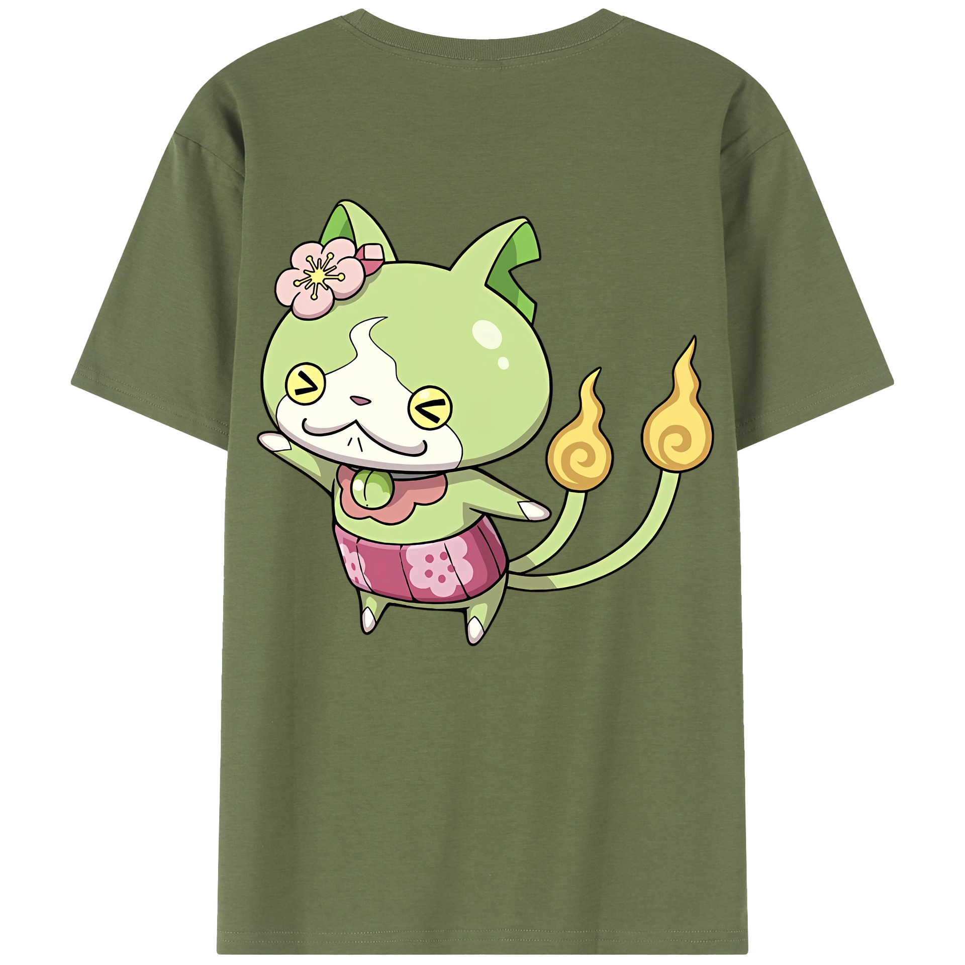 （画像用） 妖怪ウォッチ Yo-kai Watch 綿100％半袖Tシャツ（背面プリント）